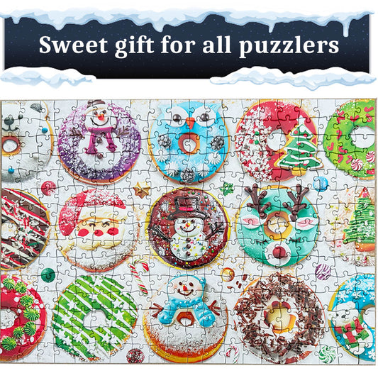 Christma Puzzle 300 Pieces - Sweet Donuts