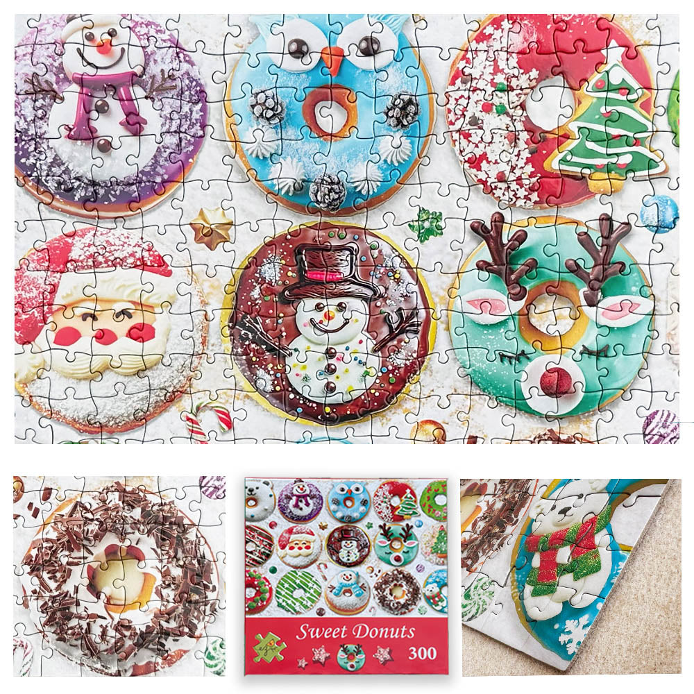 Christma Puzzle 300 Pieces - Sweet Donuts