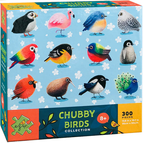 Chubby Birds Puzzle 300 Piece for Kids and Adults