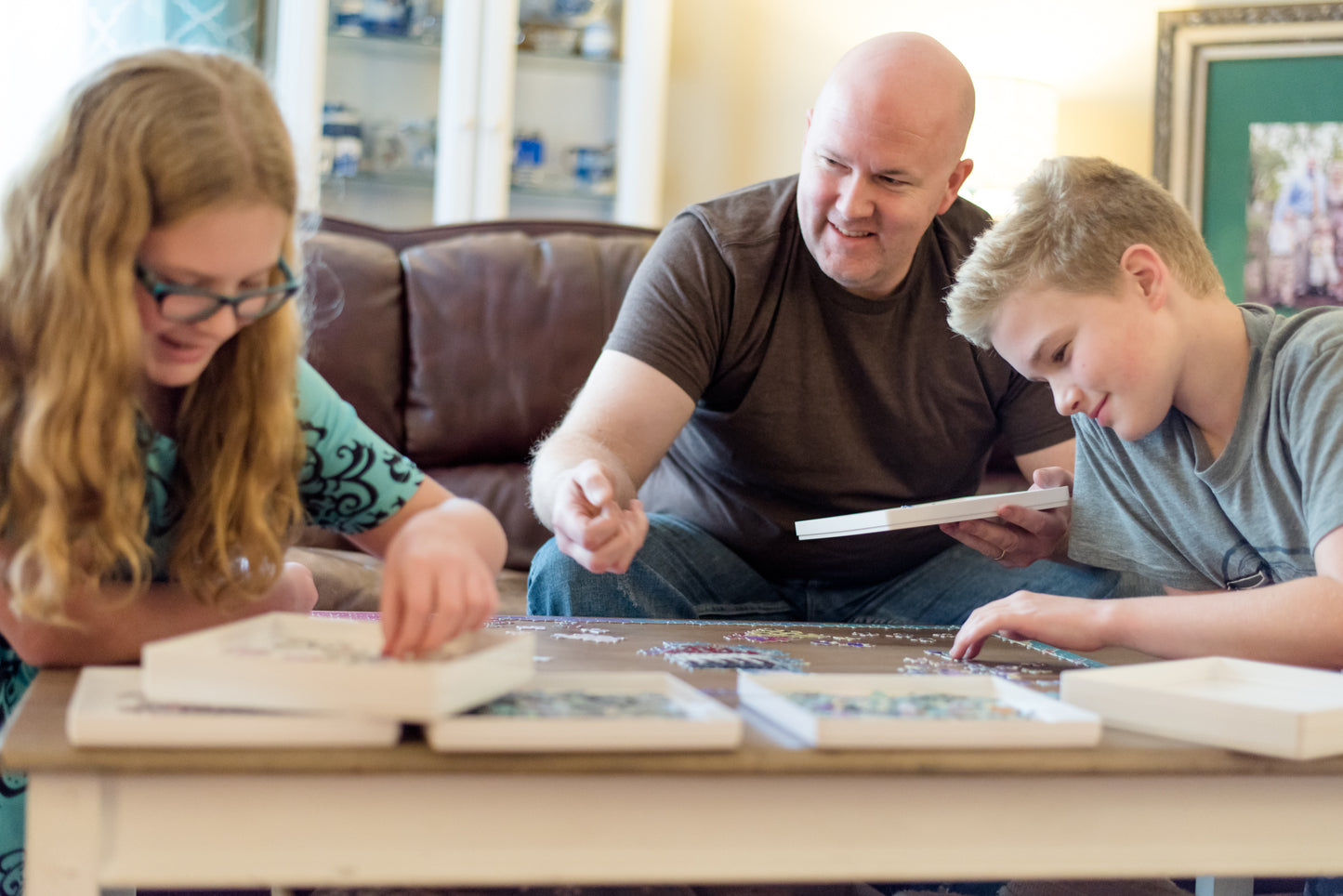 Puzzle Sorting Trays with Lid