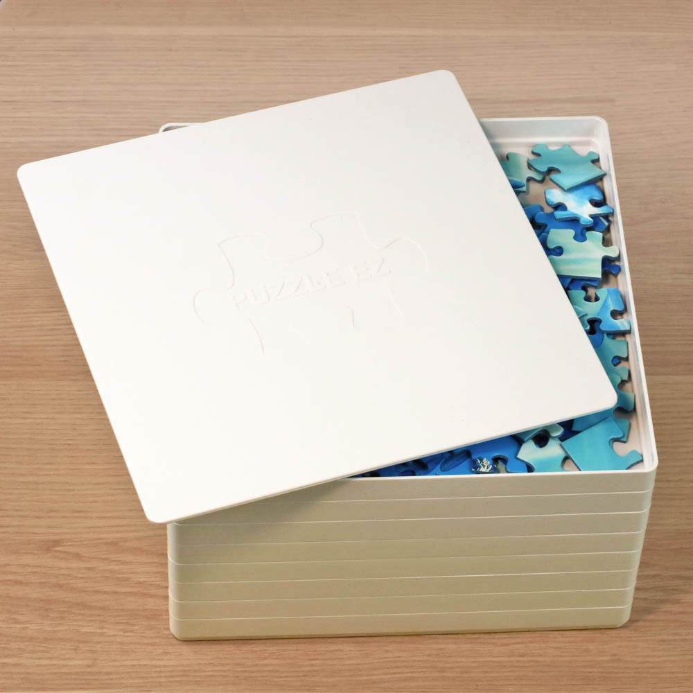 Puzzle Sorting Trays with Lid