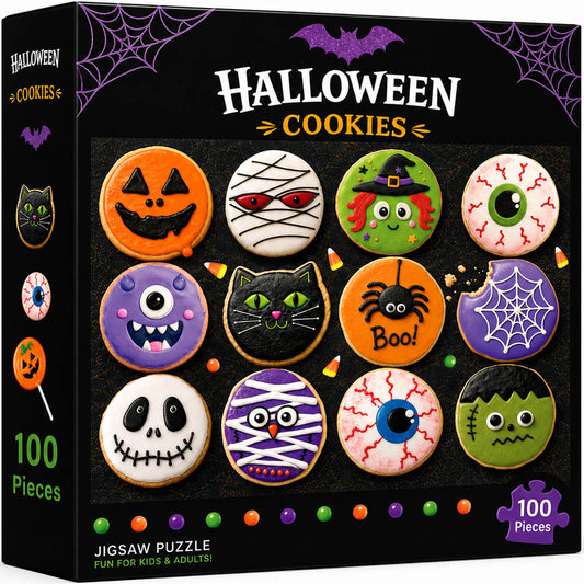 Halloween Puzzle 100 Pieces for Kids & Adults