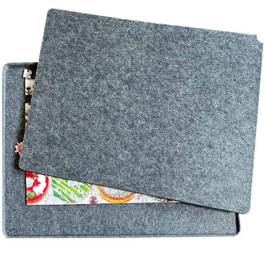 500 Piece Felt Puzzle Board - Gray