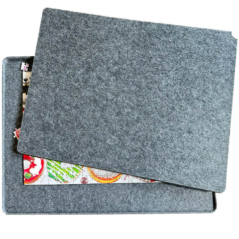 500 Piece Felt Puzzle Board - Gray